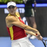 Rebeka Masarova n'a pas laissé de chances à Sofia Kenin KEYSTONE/EPA EFE/RAUL CARO